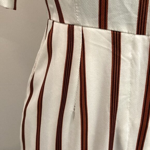 Nasty Gal White You're Just My Stripe Utility Jumpsuit​​​ - Picture 12 of 14
